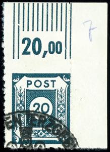 Soviet Sector of Germany 20 Pfg. Numeral ... 