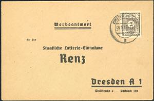 Soviet Sector of Germany 3 Pfg. Numeral ... 
