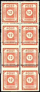 Soviet Sector of Germany 12 Pfg. Numeral, ... 