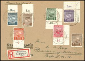 Soviet Sector of Germany 1 to 12 Pf. Coat of ... 