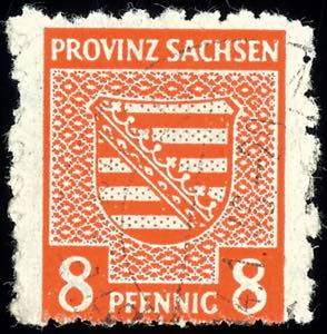 Soviet Sector of Germany 8 Pfg. Coat of ... 