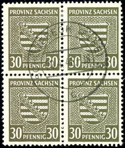 Soviet Sector of Germany 30 Pfg. Coat of ... 