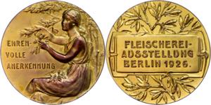 Medallions Germany after 1900 Berlin, gilded ... 
