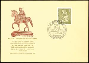 Berlin 1 Mark town pictures, First Day Cover ... 