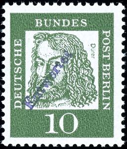 Berlin 10 Pfennig Albrecht Dürer mit ... 