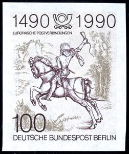 Berlin 100 penny \500 years postal service ... 