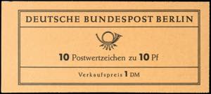 Stamp Booklet Berlin Duerer 1962, with ... 