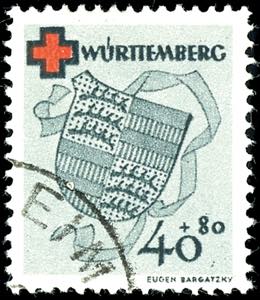 Wuerttemberg 10 penny to 40 penny \German ... 