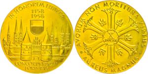 Medallions Germany after 1900 Gold medal to ... 