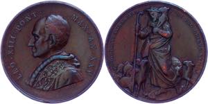 Medallions Foreign after 1900 Vatican, Leo ... 
