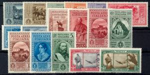 Italy 1932, 10 C. - 5 L. Garibaldi, ... 