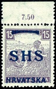 Jugoslavia 1918, provisional postage stamps ... 