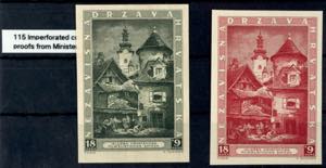 Croatia 1943, 9 Kuna \philatelic exhibition ... 