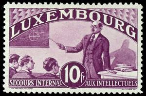 Luxembourg 1935, 10 Fr. \intellectual\, ... 