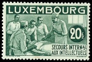 Luxembourg 1935, 20 Fr. \intellectual\, ... 