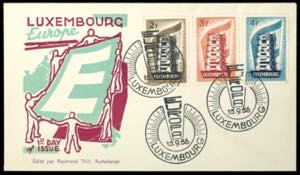 Luxembourg 1946, 2 Franc - 4 Franc Europe, ... 