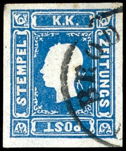 Austria 1, 05 Kr. Newspaper stamp blue, type ... 
