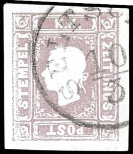 Austria 1, 05 Kr. Newspaper stamp lilac, ... 