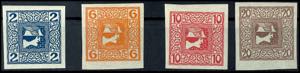 Austria 2 to 20 H. Newspaper stamps, thin ... 