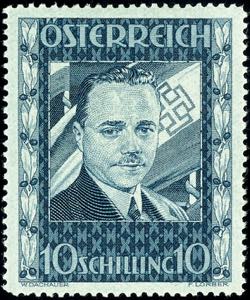Austria 1936, 10 S. Dollfuß, in perfect ... 
