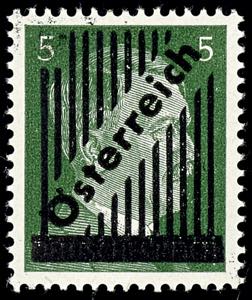 Austria 1945, 5 Pfg Hitler with overprint, ... 