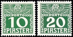 Austrian Post in Levant Postage 1909, 1/4 - ... 