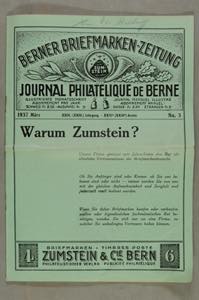 Literature- Europe Zumstein (stamp ... 