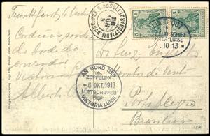 Zeppelin Mail 1912, LZ 11 Viktoria Louisa, ... 
