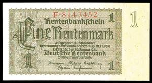 Deutsche Reichsbanknoten 1874-1945 1 ... 