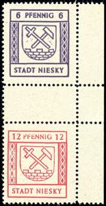 Niesky 6+2+12 municipal coat of arms, ... 