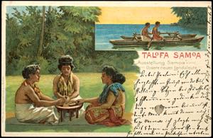 German Colonies/P.Os Samoa: three very nice ... 
