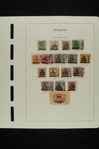 Saar 1920 - 1959, cancelled collection with ... 