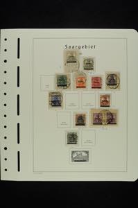 Saar 1920 - 1957, collection on form text, ... 