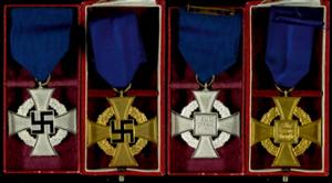 Third Reich Civil Decorations 2 x faithful ... 