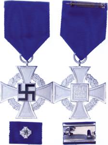 Third Reich Civil Decorations Faithful ... 