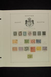 Egypt 1866 - 1938, mint never hinged, unused ... 