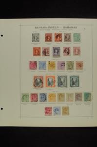 Bahamas 1860 - 1938, cancelled collection ... 