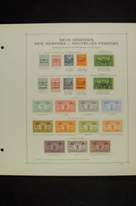 New Hebrides 1908 - 1938, unused and ... 
