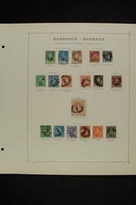 Barbados 1852 - 1939, cancelled collection ... 