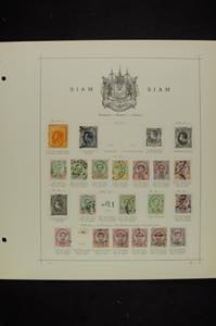 Thailand 1883 - 1922, unused and cancelled ... 