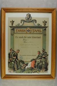 General Militaria Germany Roll of honor the ... 