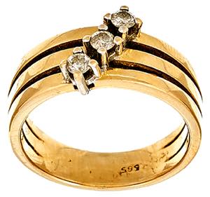 Rings Ladies finger ring with edging from ... 