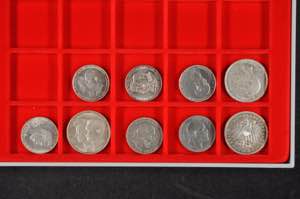 Deutsche Münzen ab 1871 Lot von 2 und 3 ... 