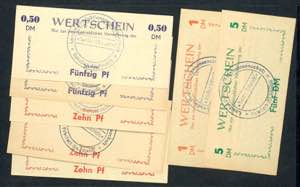 Banknoten DDR LPG Walter Ulbrich Halenbeck ... 