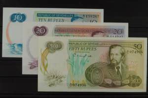Banknoten Afrika und Naher Osten Seychellen, ... 