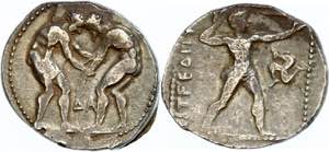 Pamphylien Aspendos, Stater (10,77g), ca. ... 