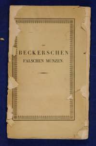 Bibliographien Pinder, M. Die Beckerschen ... 