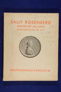 Auktionskataloge Sally Rosenberg, ... 