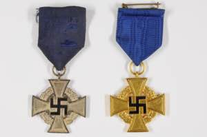 3. Reich Zivile Auszeichnungen 2x Treudienst ... 