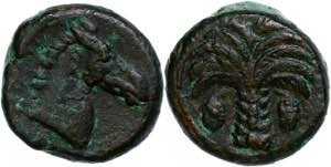 Zeugitana Karthago, Æ (4,55g), ca. 250-200 ... 